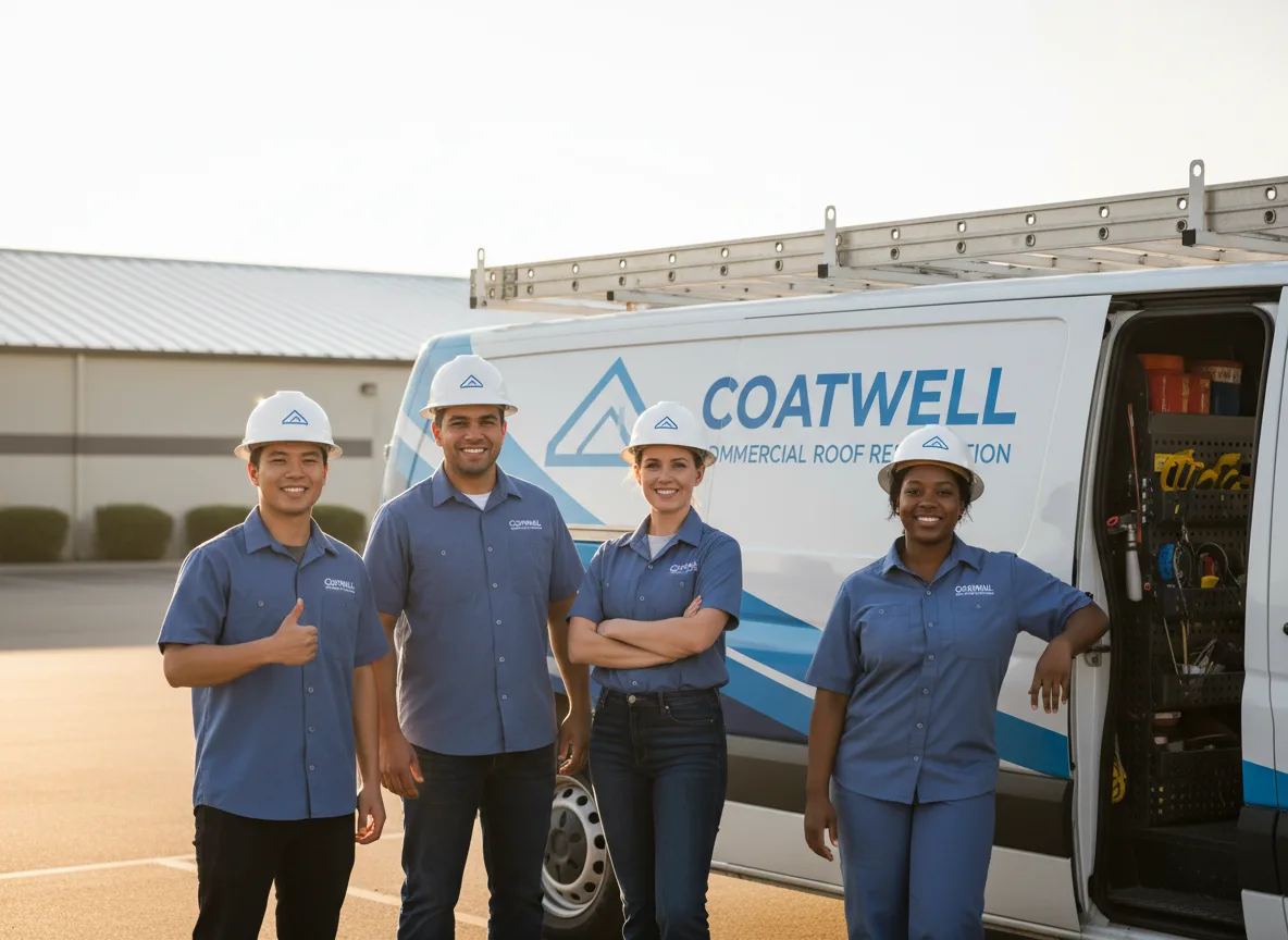 Commercial roof coating company in Bradley, SD